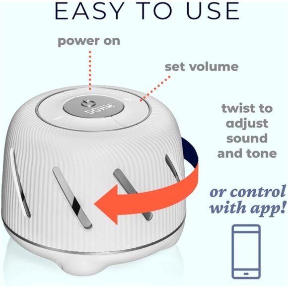 Connect, White Noise Sound Machine App-Based Controls, Soothing - Picture 3 of 8